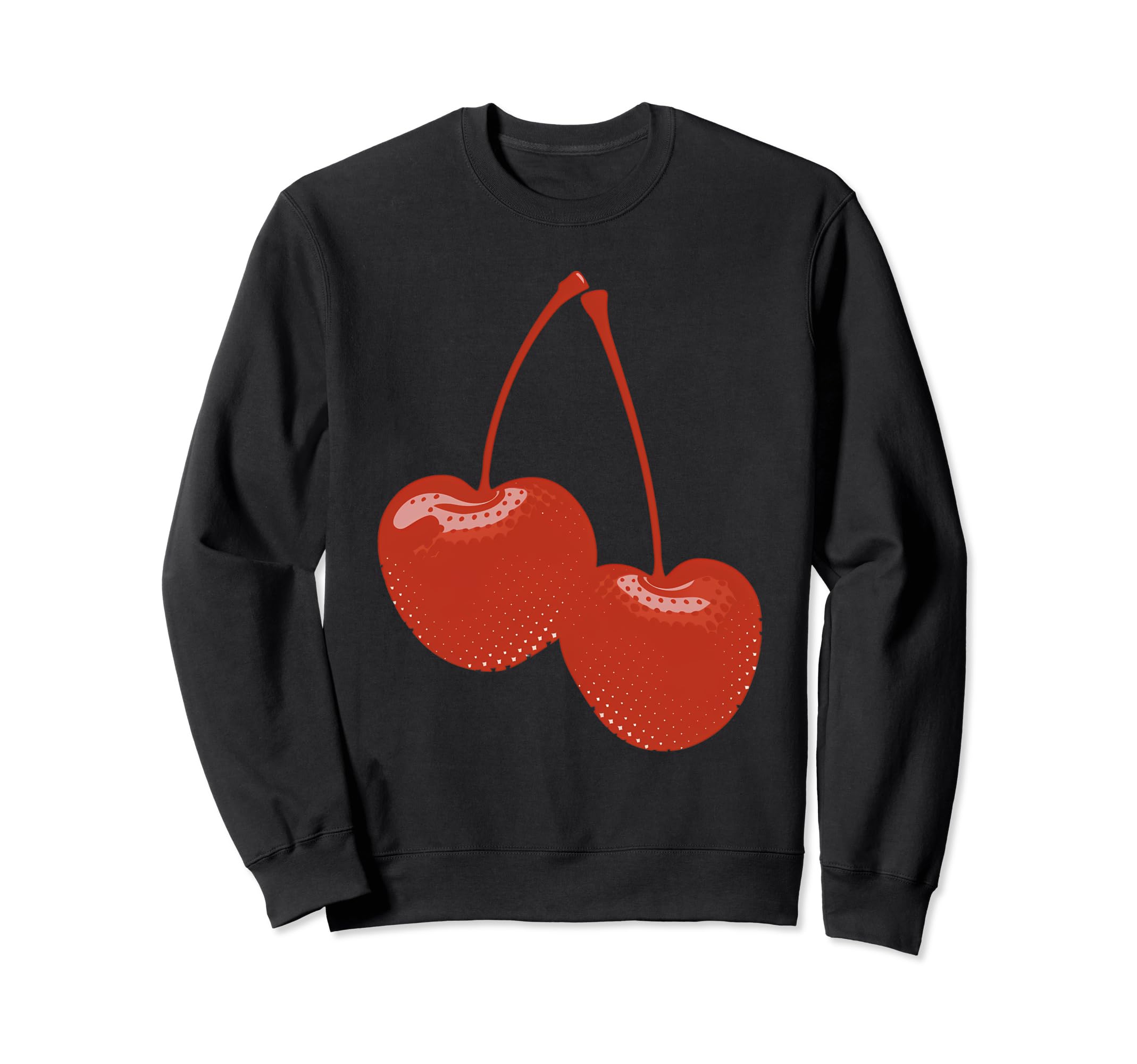 Cherry Red Aesthetic Cherries Y2K Sweatshirt - Minimalist Print Unisex - T-Shirt, Sweatshirt, Hoodie