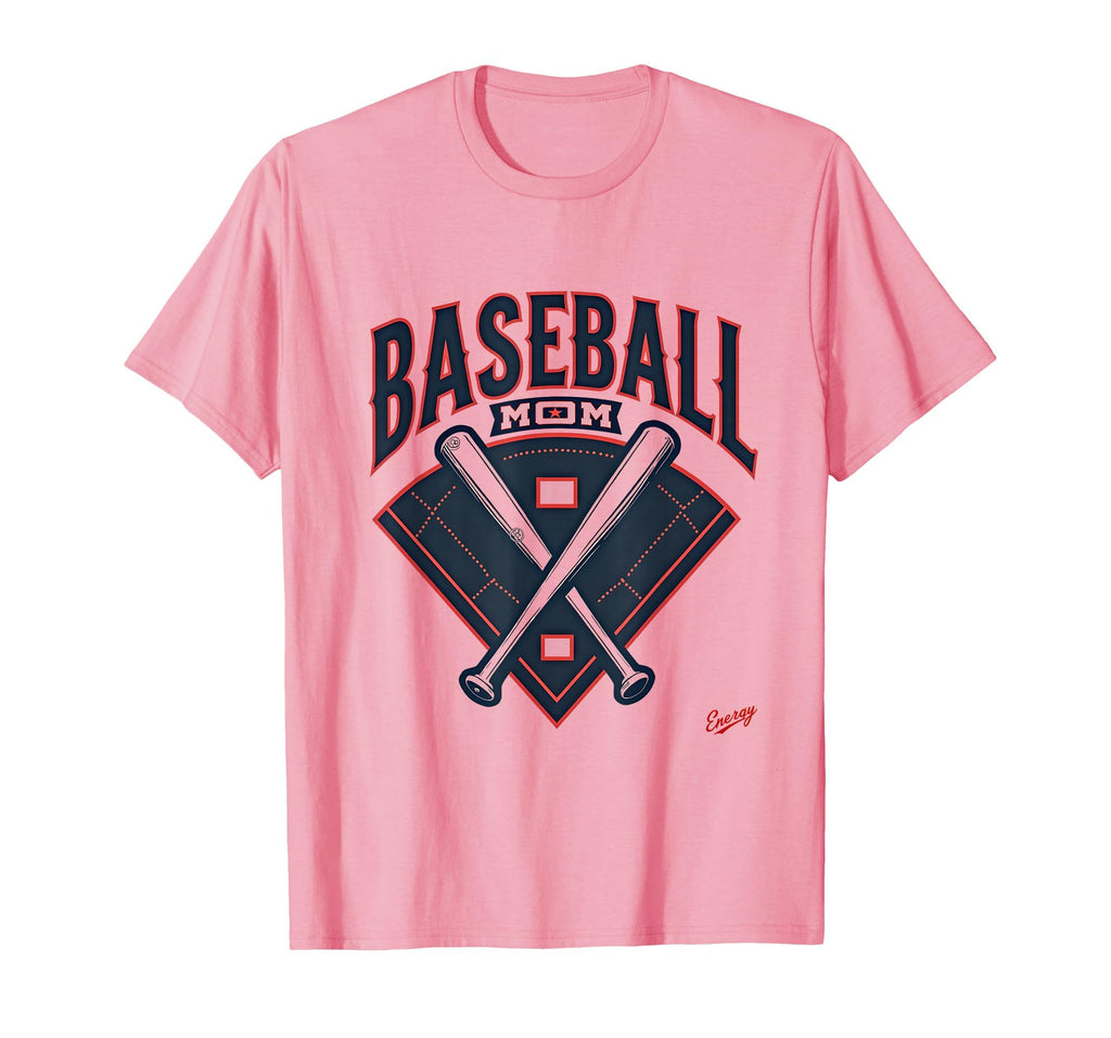 Baseball Mom Energy Proud Sports Parent T-Shirt - Graphic Print Men Women - T-Shirt, Sweatshirt, Hoodie
