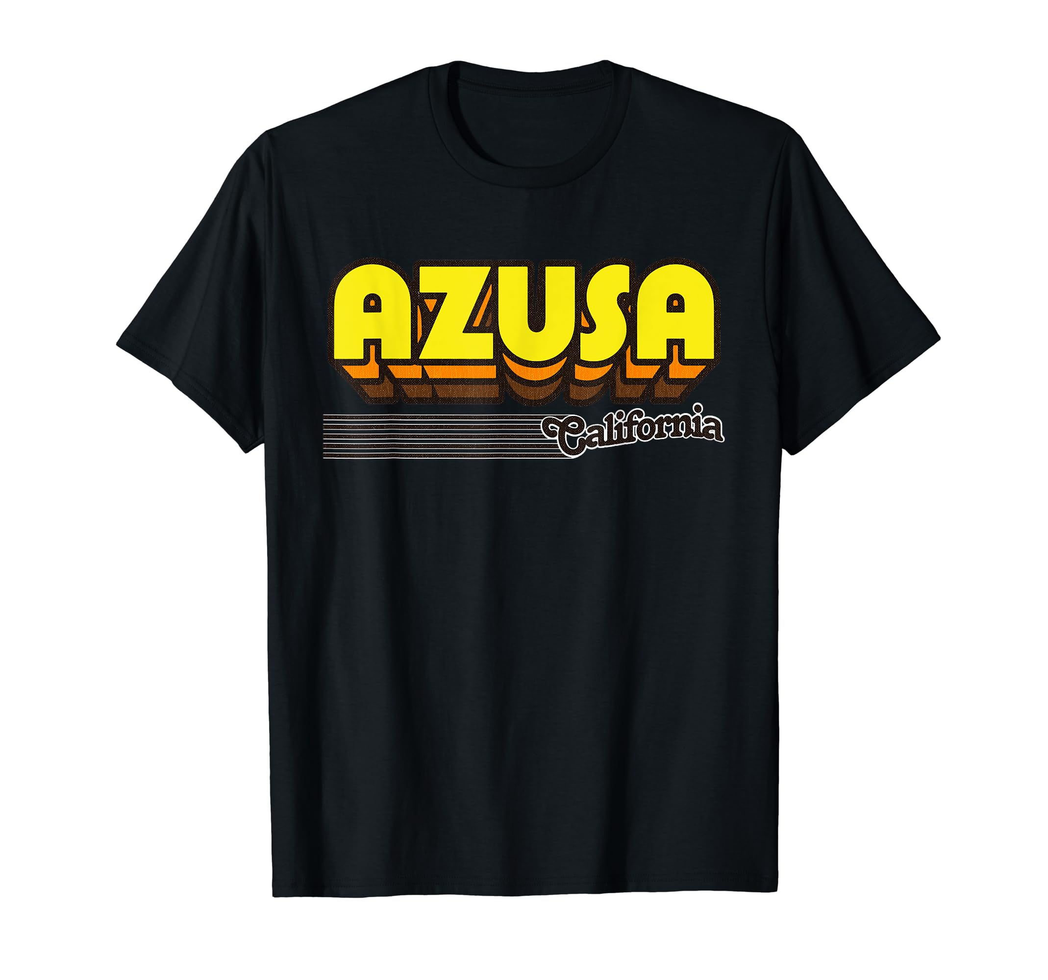 Azusa California Stripes T-Shirt - Trendy Graphic Unisex - T-Shirt, Sweatshirt, Hoodie
