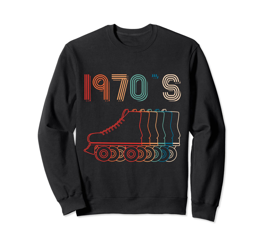 1970S Roller Skates Skating Lifestyle Sweatshirt - Graphic Print Unisex - T-Shirt, Sweatshirt, Hoodie