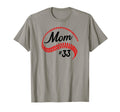 Baseball Softball 33 Baseball Mom T-Shirt - Fun Novelty Design Unisex - T-Shirt, Sweatshirt, Hoodie