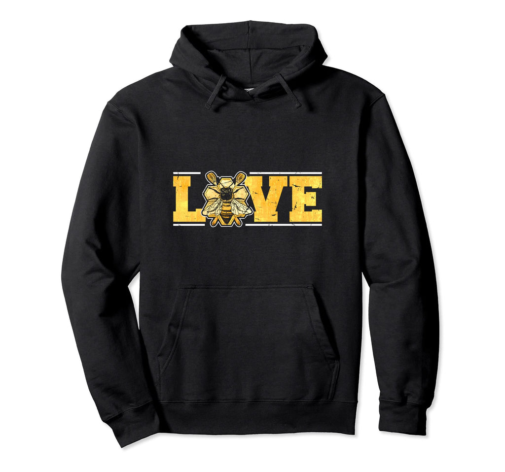 Bee Honeycomb Beekeeper Apiarist Love Hoodie - Custom Art Print for Adults - T-Shirt, Sweatshirt, Hoodie