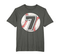 Birthday Number 7 Baseball 7Th T-Shirt - Custom Art Print for Adults - T-Shirt, Sweatshirt, Hoodie