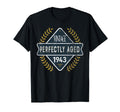 Funny 75Th Birthday Perfectly Aged T-Shirt - Streetwear Style Men Women - T-Shirt, Sweatshirt, Hoodie