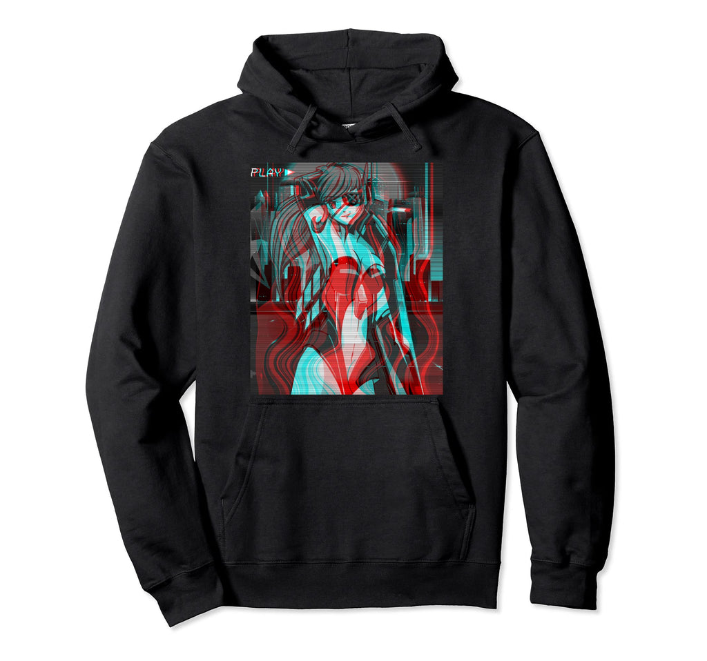 Sad Anime Eboy Egirl Harajuku Vaporwave Hoodie - Fun Novelty Design Unisex - T-Shirt, Sweatshirt, Hoodie