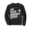 Baseball Eat Mom Dad Family Matching Sweatshirt - Unique Graphic Unisex - T-Shirt, Sweatshirt, Hoodie