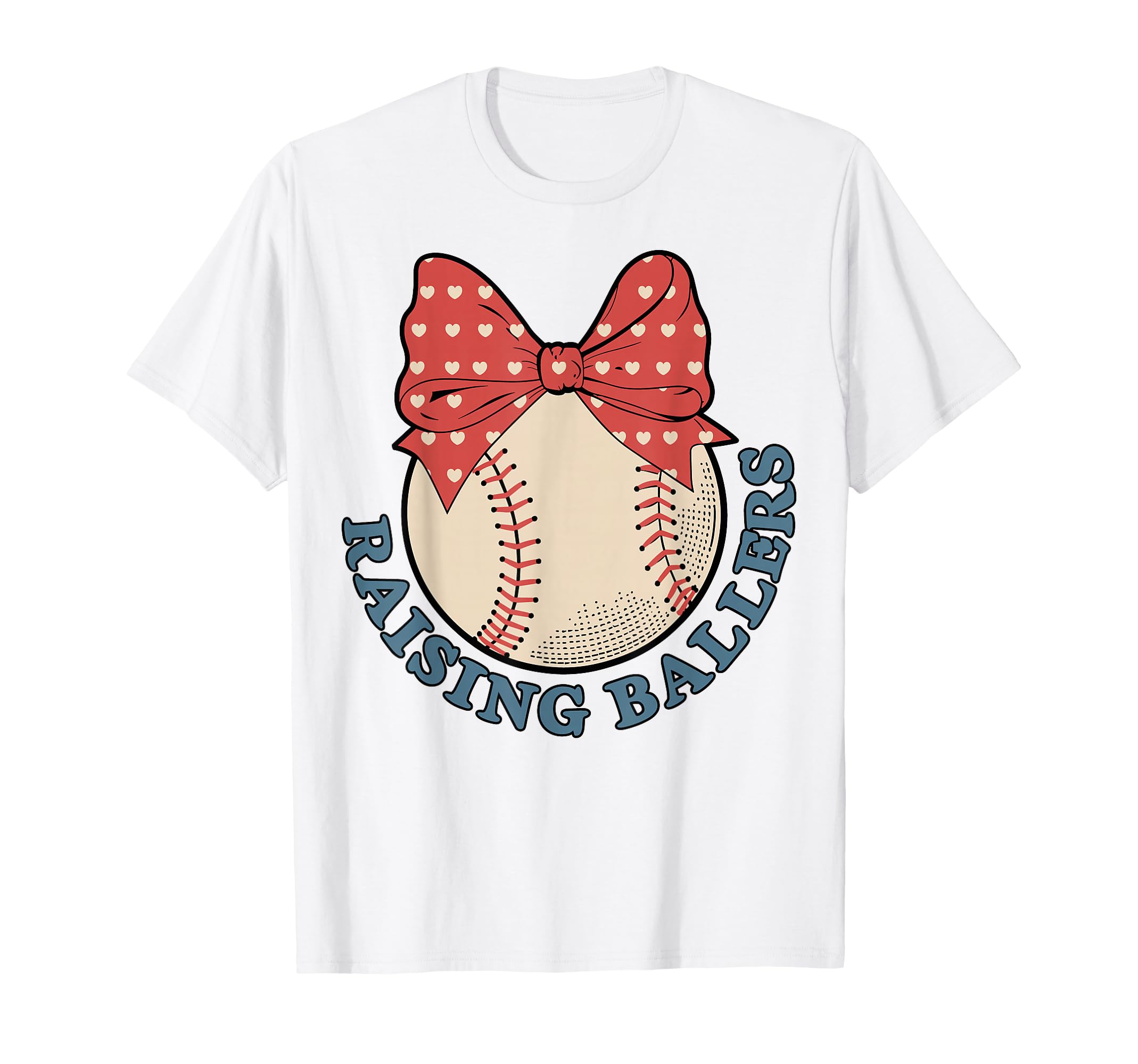 Baseball Mama Raising Ballers T-Shirt - Custom Art Print Men Women - T-Shirt, Sweatshirt, Hoodie