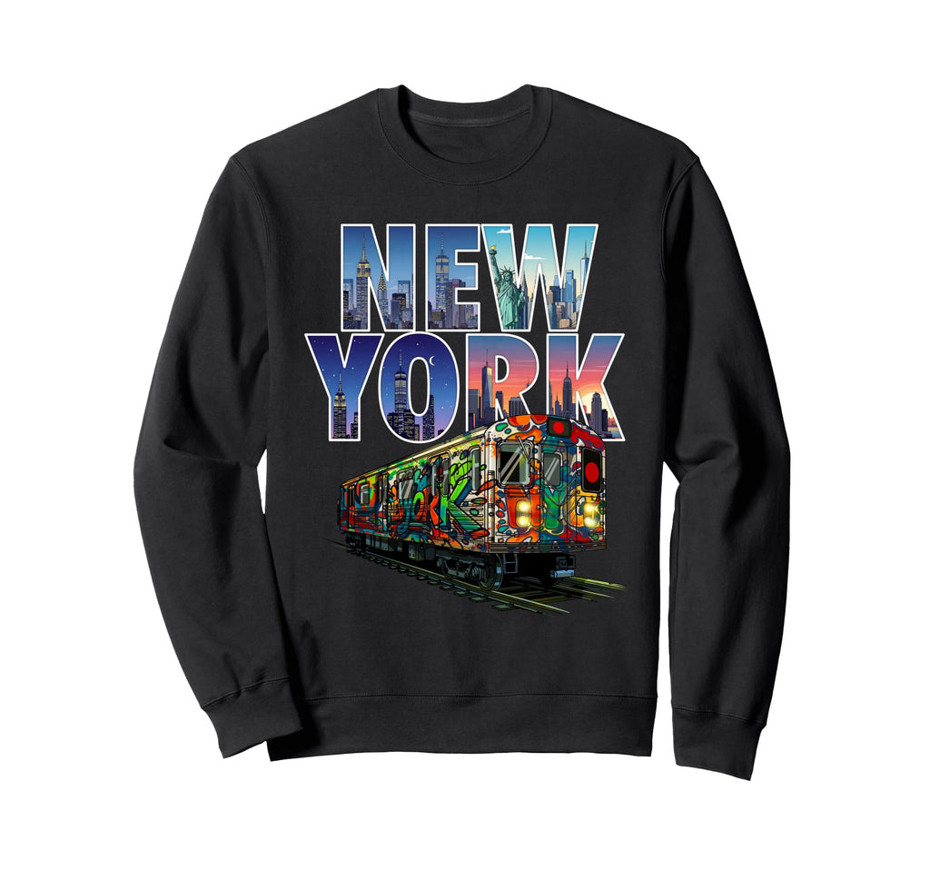 New York 80S 90S Old School Hip Sweatshirt - Custom Art Print for Adults - T-Shirt, Sweatshirt, Hoodie