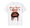 Brown Sugar Black Drip Lips Melanin Pride T-Shirt - Unique Graphic Unisex - T-Shirt, Sweatshirt, Hoodie
