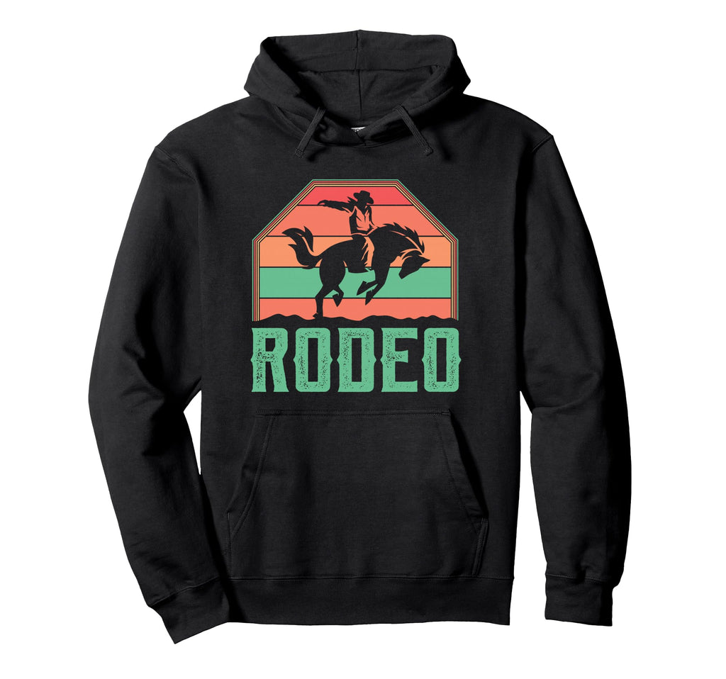Western Horse Riding Rodeo Rider Hoodie - Streetwear Style for Adults - T-Shirt, Sweatshirt, Hoodie