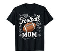 Football Mom Heart Game Day Spirit T-Shirt - Streetwear Style Unisex - T-Shirt, Sweatshirt, Hoodie