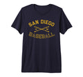 San Diego California Baseball Fan Tri Blend T-Shirt - Trendy Graphic Unisex - T-Shirt, Sweatshirt, Hoodie