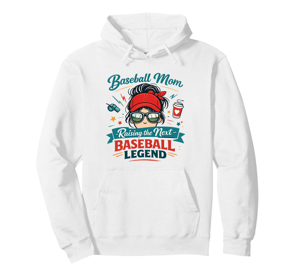 Baseball Mom Raising Next Baseball Hoodie - Minimalist Print Men Women - T-Shirt, Sweatshirt, Hoodie