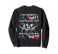 My Favorite Baseball Player Calls Sweatshirt - Custom Art Print for Adults - T-Shirt, Sweatshirt, Hoodie