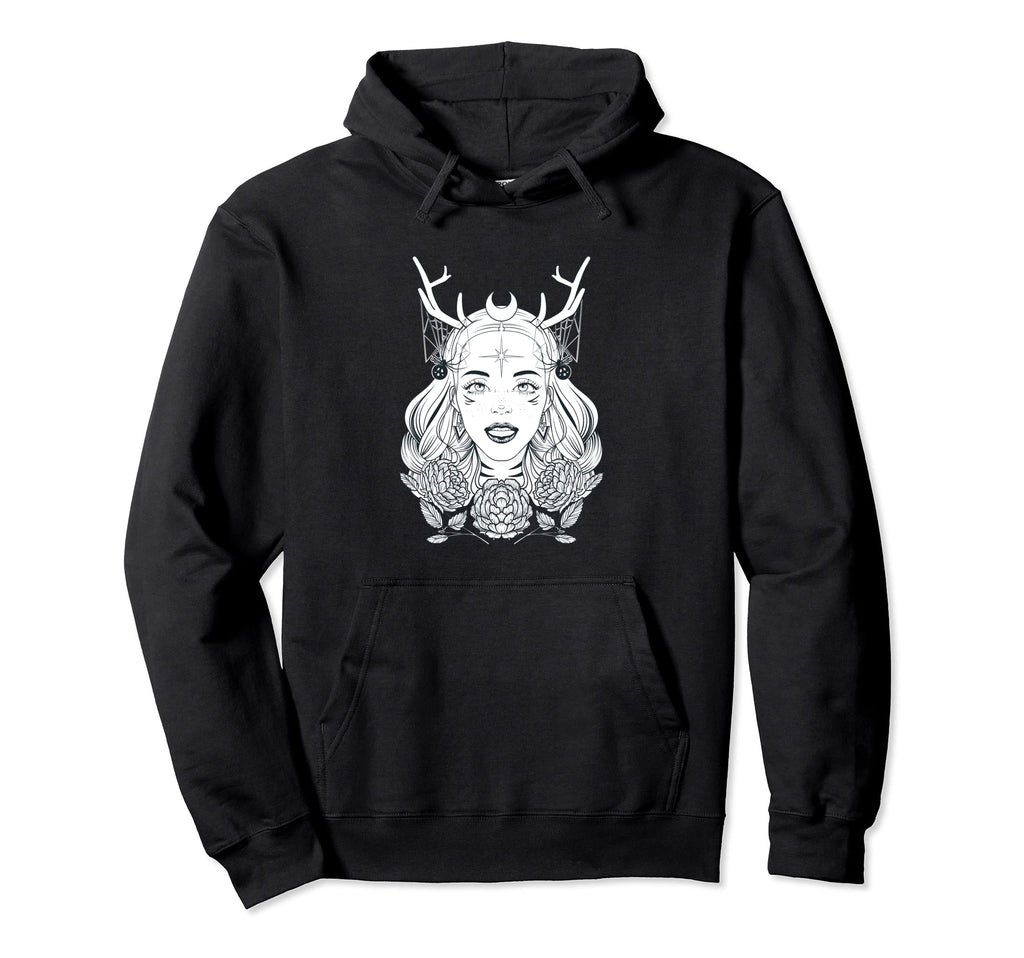 Gothic Witch Alternative Aesthetic Hoodie - Aesthetic Graphic Men Women - T-Shirt, Sweatshirt, Hoodie
