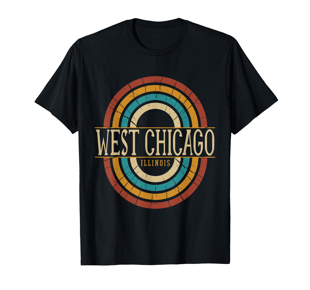 West Chicago Illinois Il Souvenirs T-Shirt - Unique Graphic Men Women - T-Shirt, Sweatshirt, Hoodie