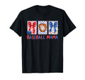 Preppy Baseball Mama Baseball Mom Mother T-Shirt - Novelty Apparel Unisex - T-Shirt, Sweatshirt, Hoodie
