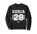 Joakim Soria 28 Toronto Canada Mlb Sweatshirt - Trendy Graphic Men Women - T-Shirt, Sweatshirt, Hoodie
