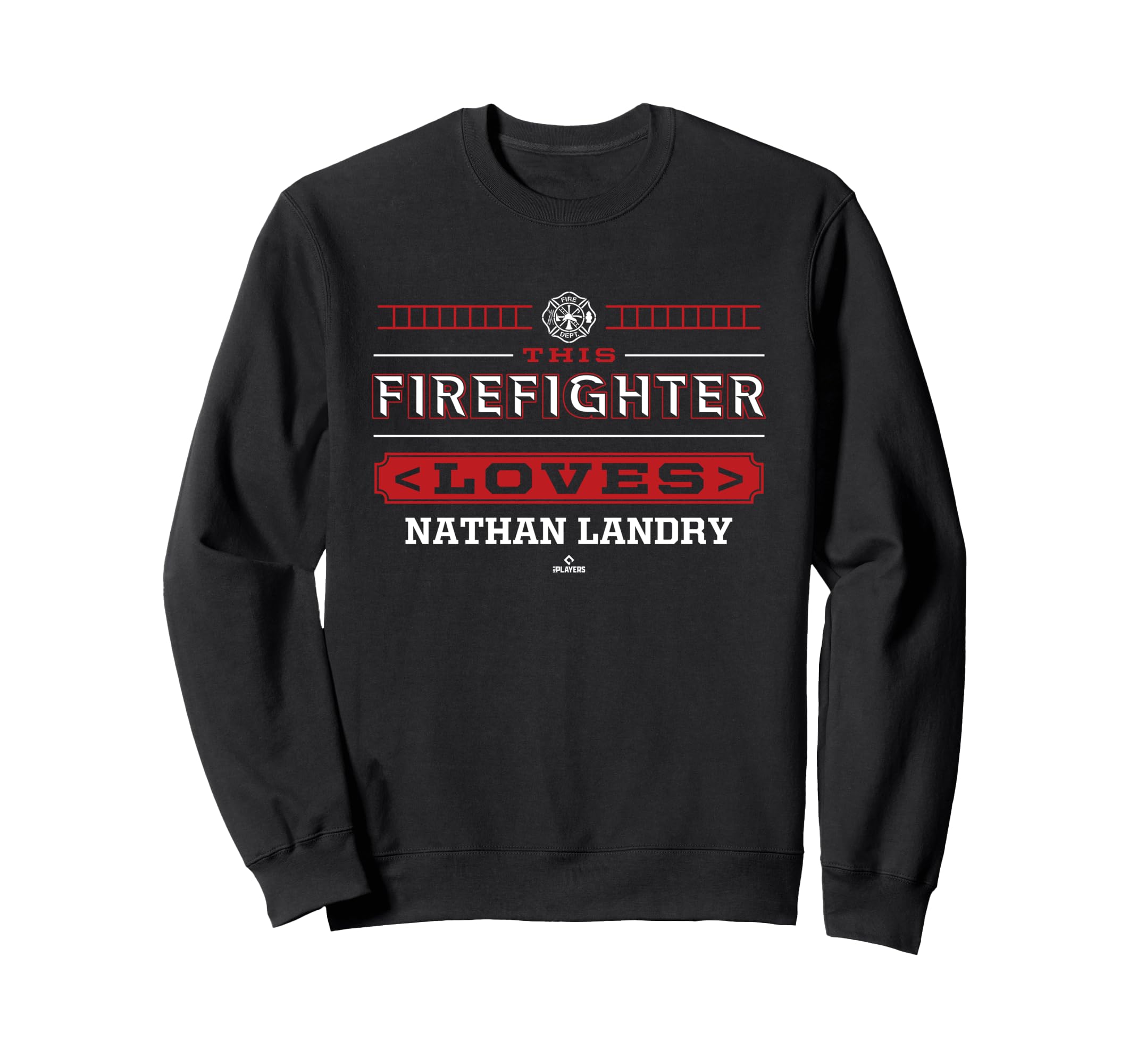 This Firefighter Loves Nathan Landry Sweatshirt - Graphic Print Men Women - T-Shirt, Sweatshirt, Hoodie