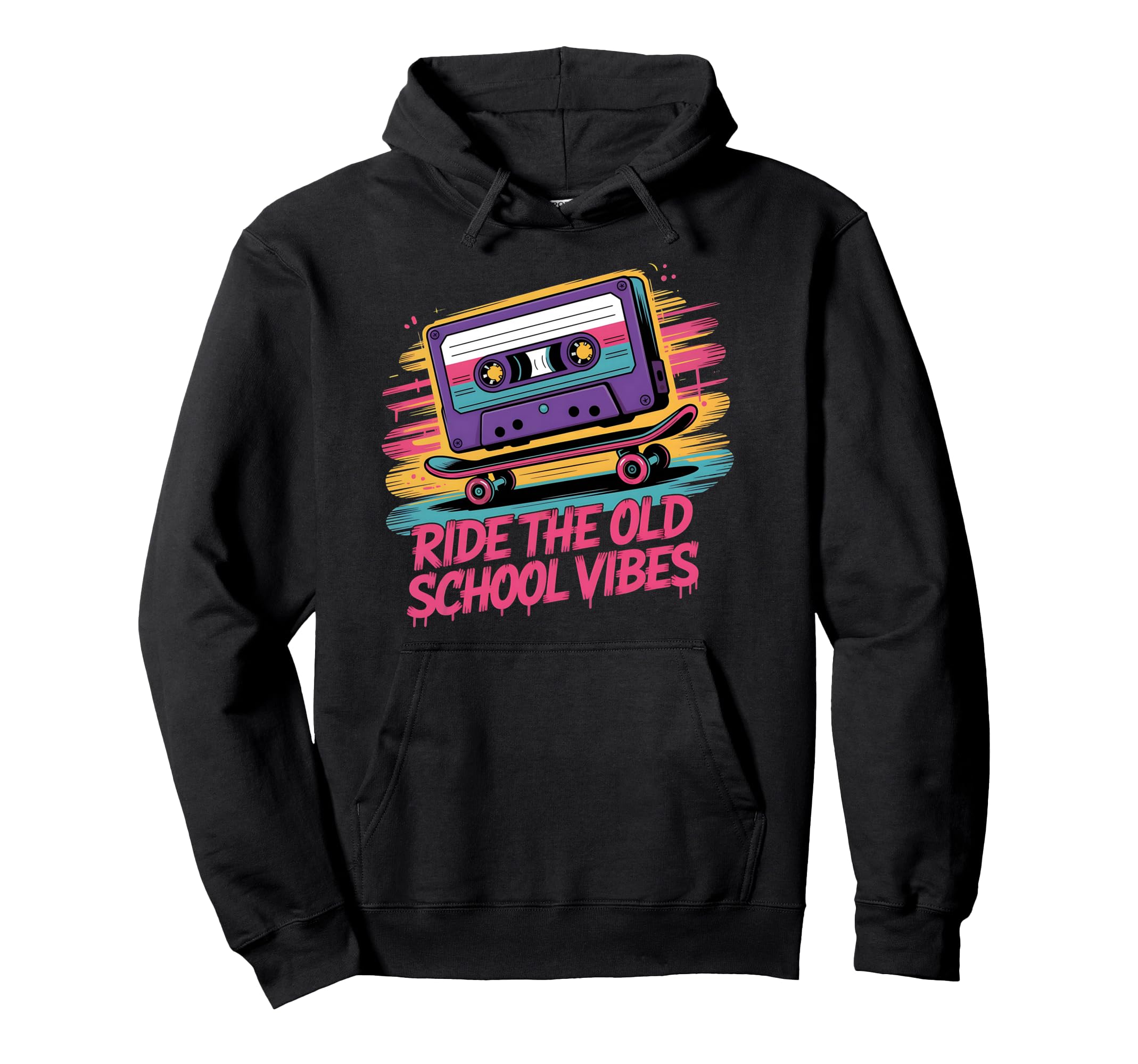 Mix Tape 80S 90S Skateboard Cassette Tape Hoodie - Custom Art Print Unisex - T-Shirt, Sweatshirt, Hoodie