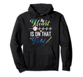 My Heart Is That Field Funny Baseball Hoodie - Streetwear Style Men Women - T-Shirt, Sweatshirt, Hoodie