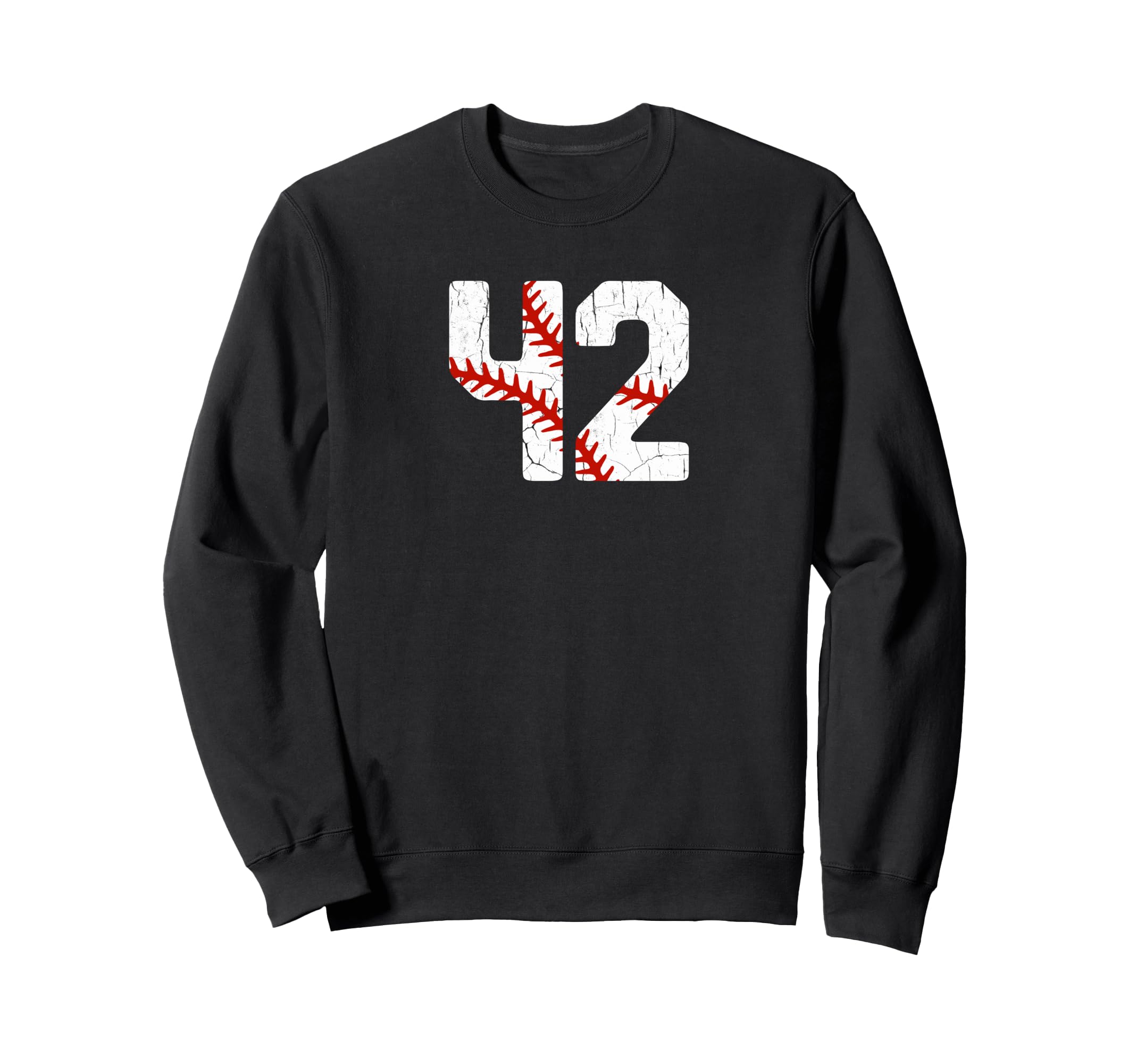 Baseball Player Jersey Number 42 Sweatshirt - Aesthetic Graphic Men Women - T-Shirt, Sweatshirt, Hoodie