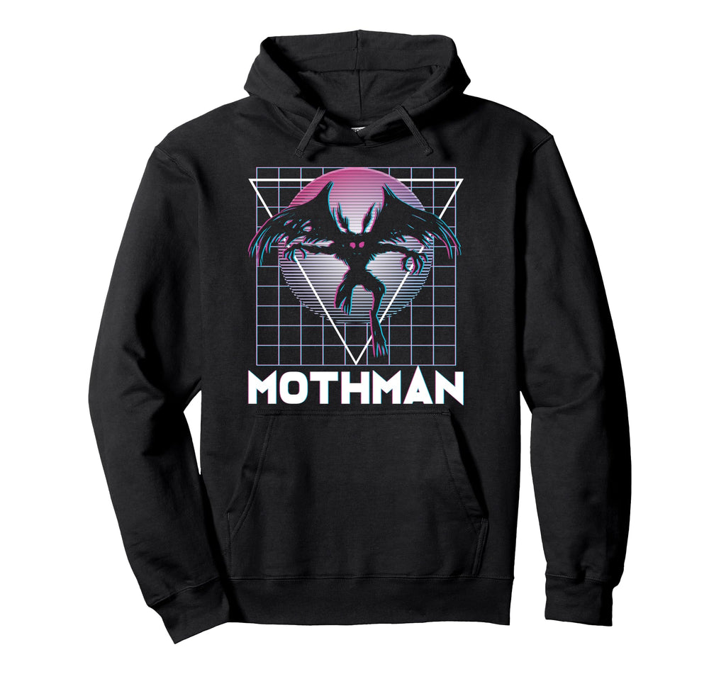 Vaporwave Aesthetic Mothman Cryptozoology Hoodie - Streetwear Style Unisex - T-Shirt, Sweatshirt, Hoodie