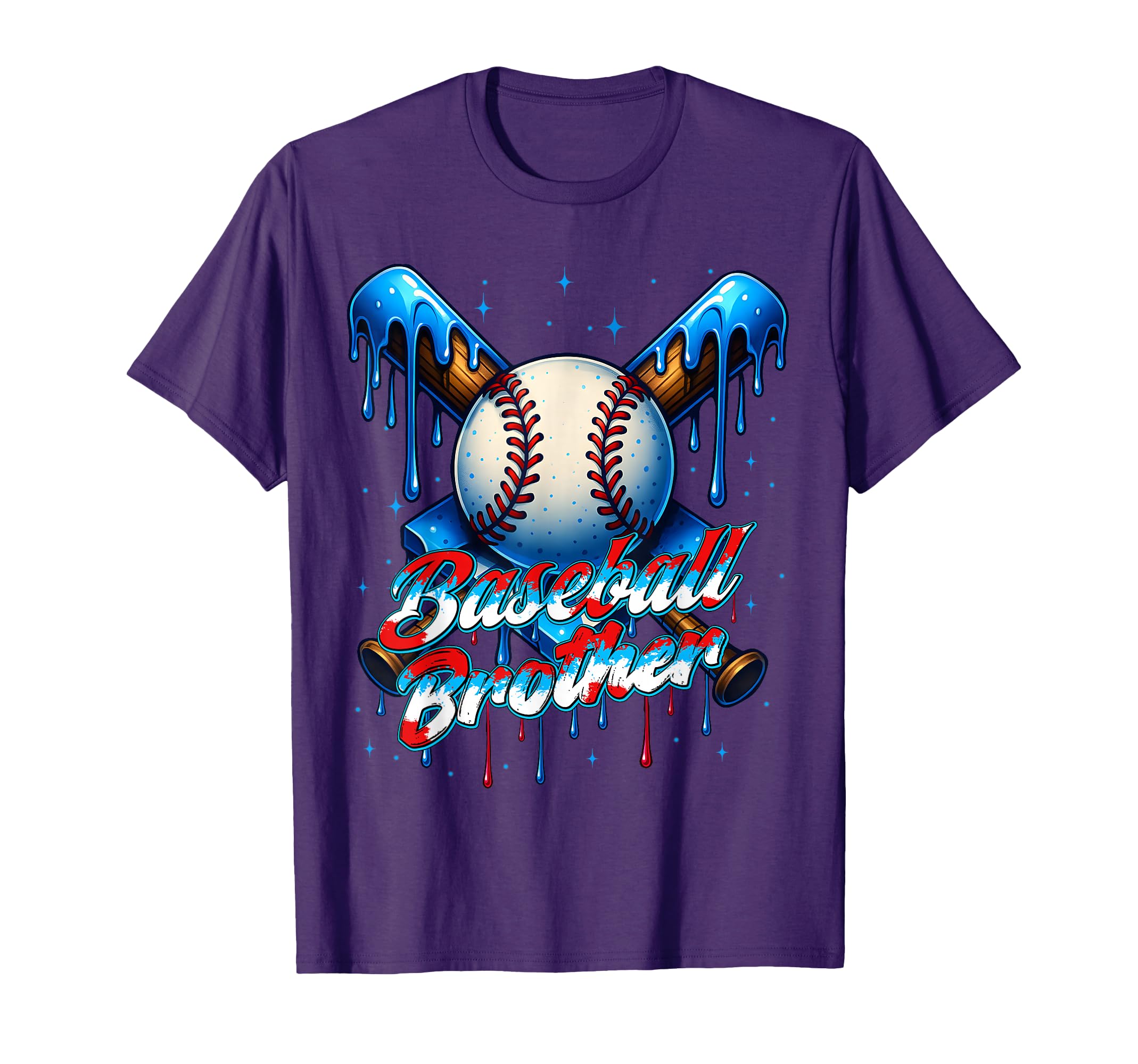 Baseball Drip Brother Day Birthday Group T-Shirt - Streetwear Style Unisex - T-Shirt, Sweatshirt, Hoodie