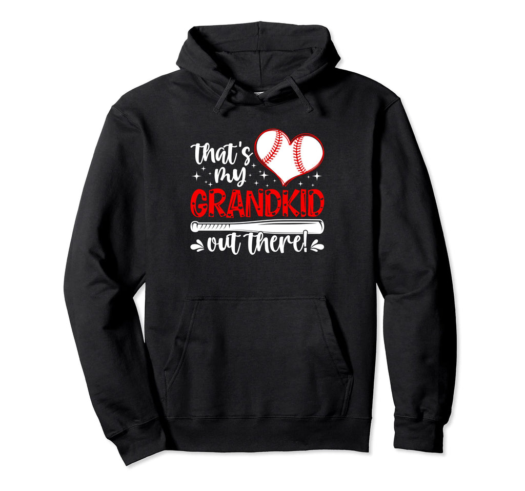 Thats My Grandkid Baseball Grandma Hoodie - Streetwear Style for Adults - T-Shirt, Sweatshirt, Hoodie