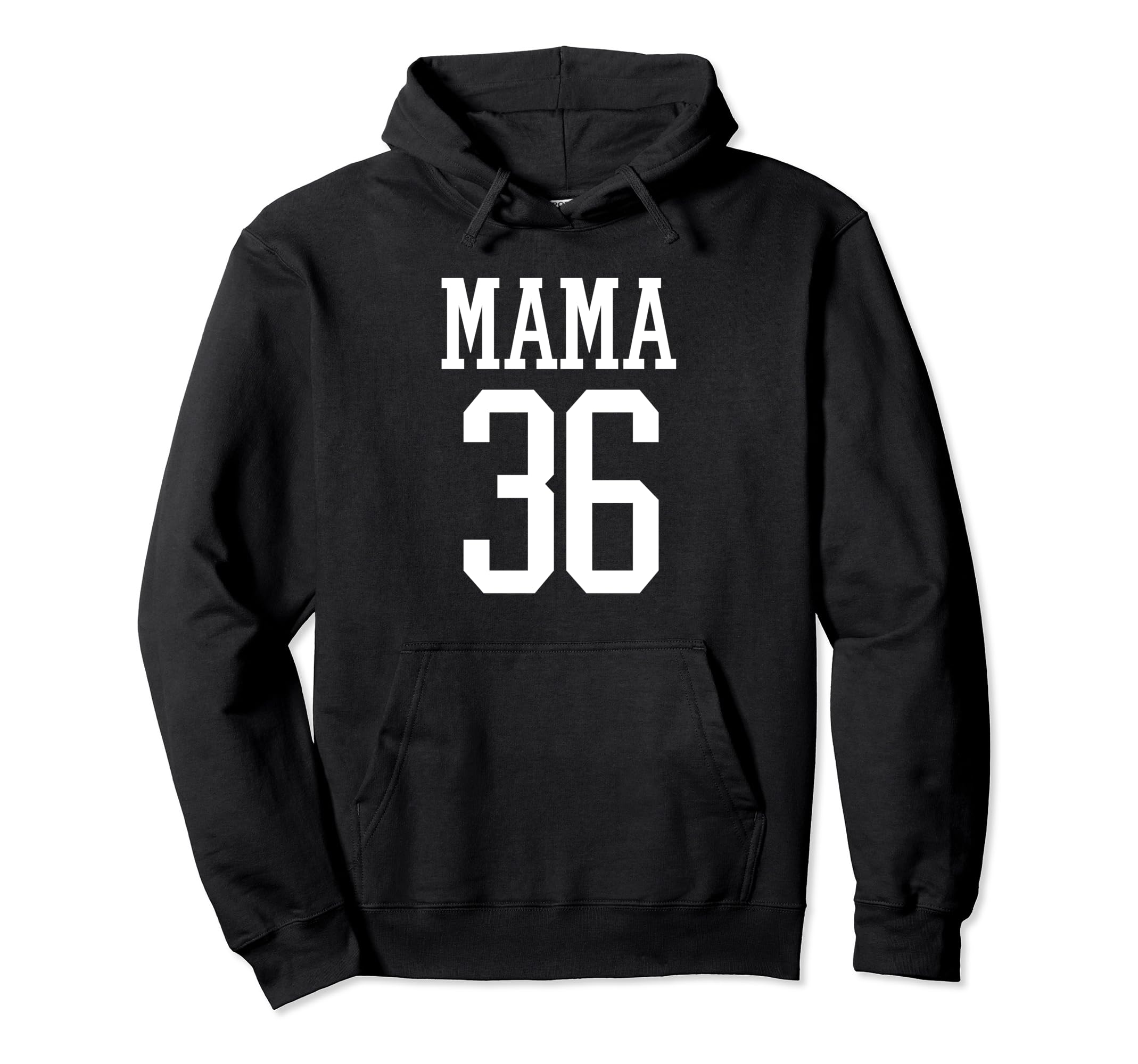 Number 36 Mama Biggest Fan Spirit Wear Hoodie - Trendy Graphic for Adults - T-Shirt, Sweatshirt, Hoodie