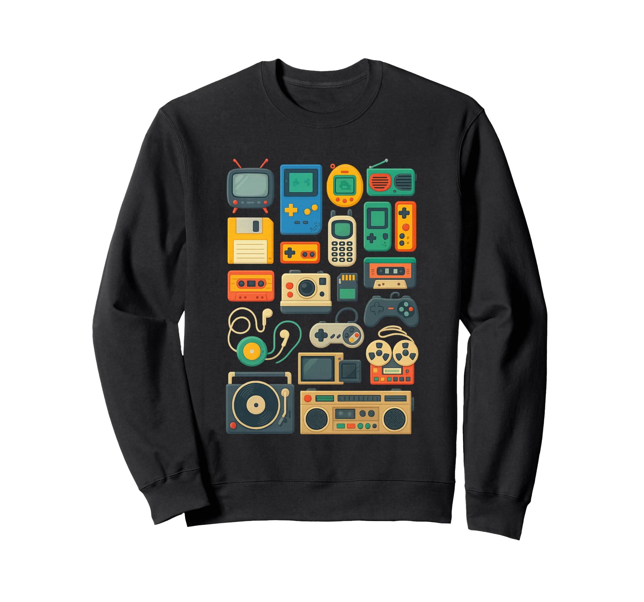 80S 90S Arcade Video Game Gaming Sweatshirt - Novelty Apparel Unisex - T-Shirt, Sweatshirt, Hoodie