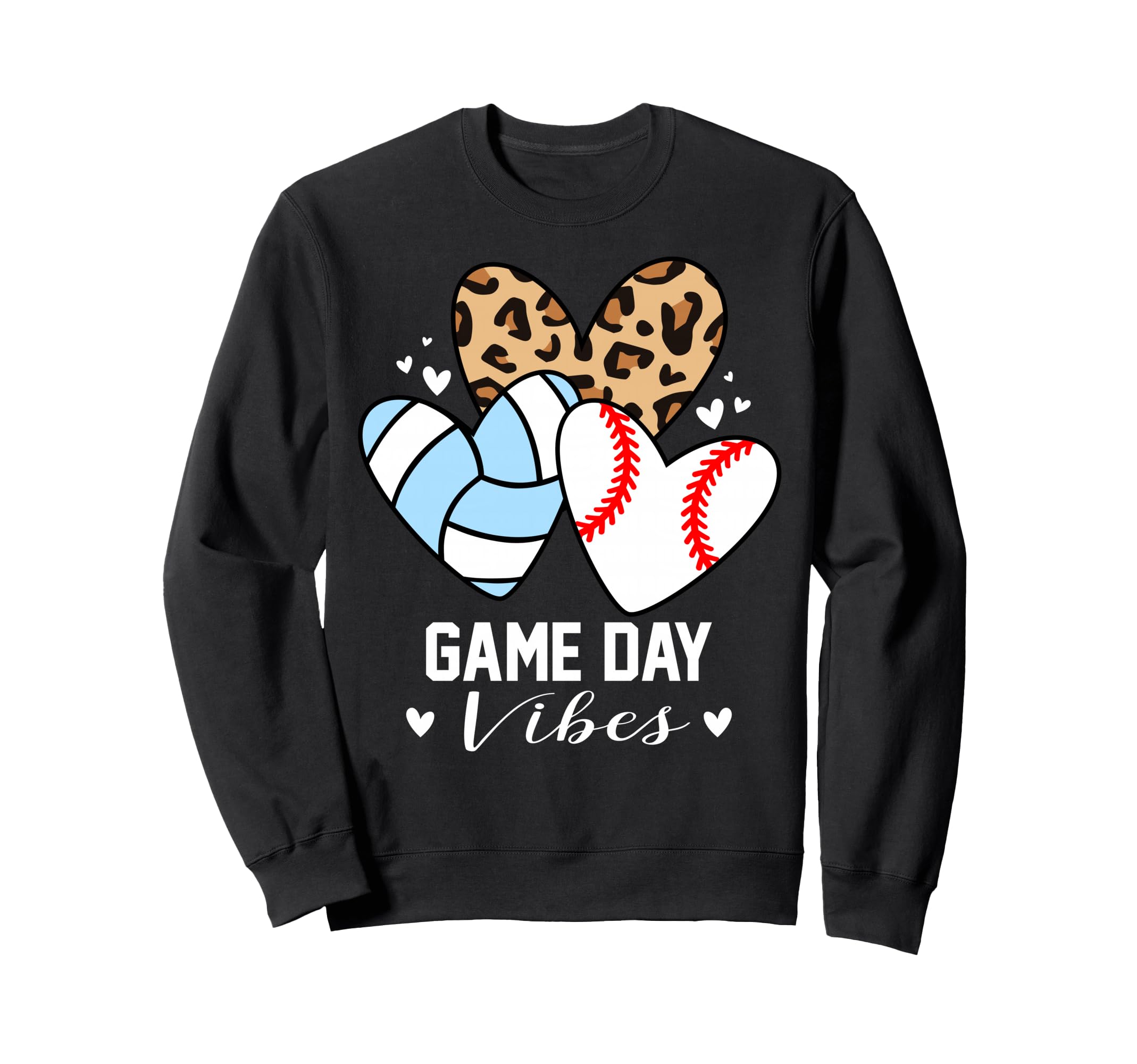 Game Day Vibes Funny Baseball Sweatshirt - Unique Graphic Unisex - T-Shirt, Sweatshirt, Hoodie