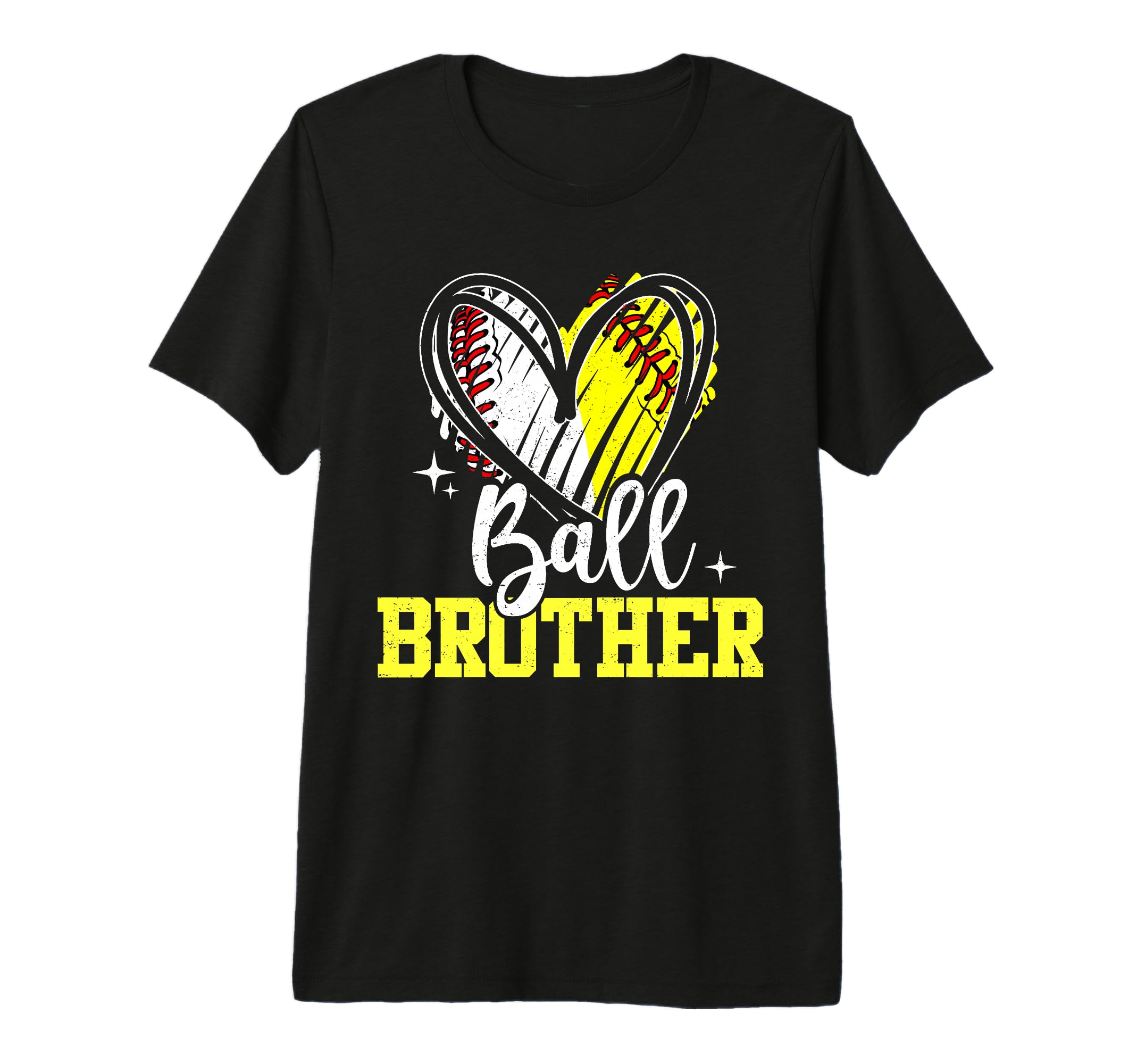 Ball Brother Softball Baseball T-Shirt - Casual Everyday Wear for Adults - T-Shirt, Sweatshirt, Hoodie
