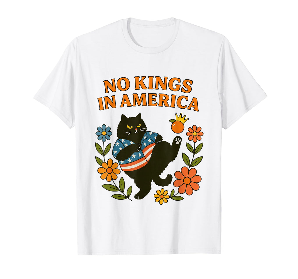 No Kings America We People Boho Floral T-Shirt - Unique Graphic Unisex - T-Shirt, Sweatshirt, Hoodie