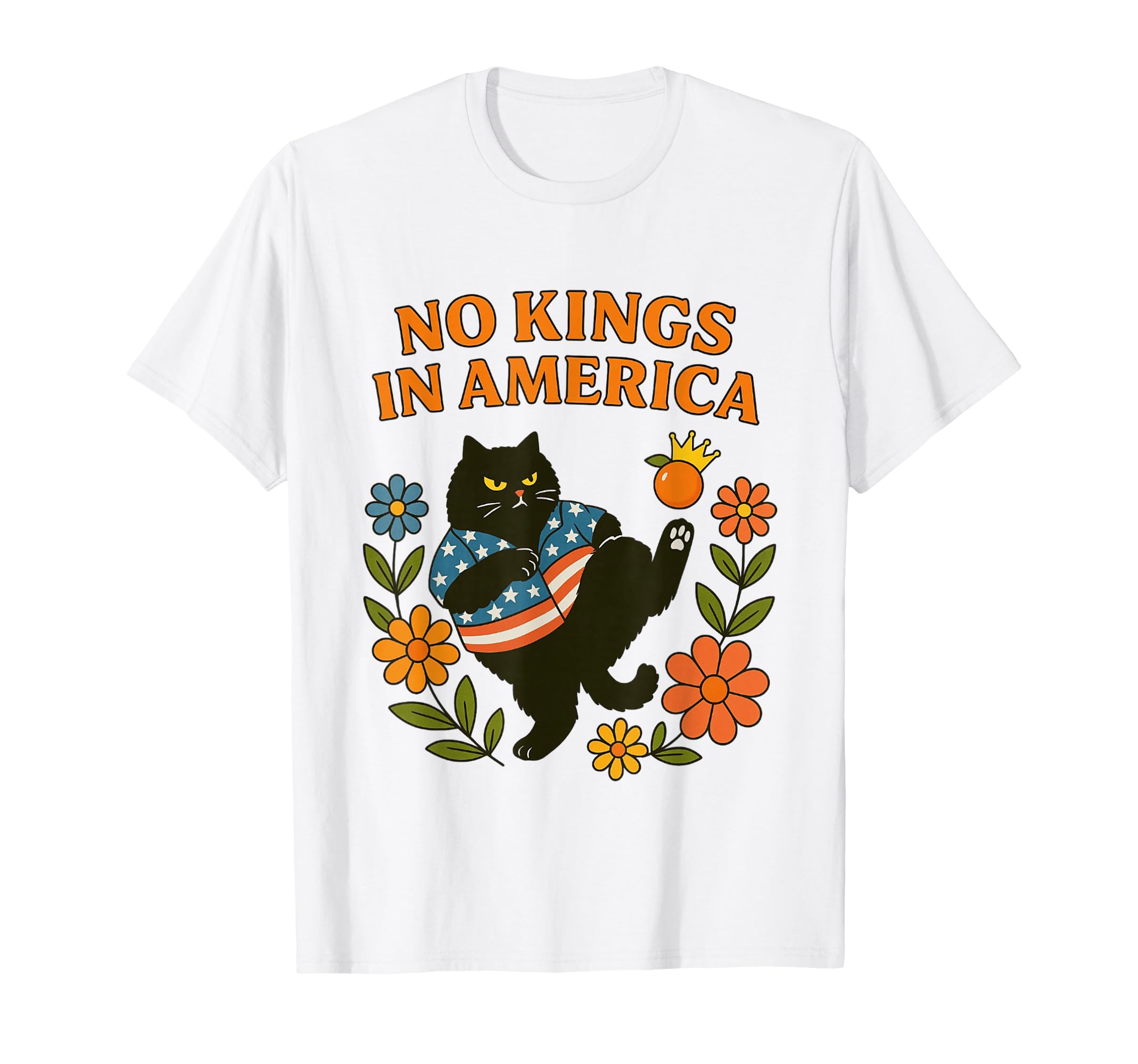 No Kings America We People Boho Floral T-Shirt - Unique Graphic Unisex - T-Shirt, Sweatshirt, Hoodie
