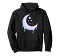 Pastel Moon Goth Vaporwave Hoodie - Aesthetic Graphic Unisex - T-Shirt, Sweatshirt, Hoodie