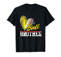 Ball Brother Heart Funny Baseball T-Shirt - Novelty Apparel Unisex - T-Shirt, Sweatshirt, Hoodie