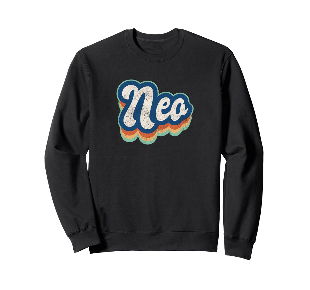 Neo First Name 70S 80S Personalized Sweatshirt - Graphic Print for Adults - T-Shirt, Sweatshirt, Hoodie