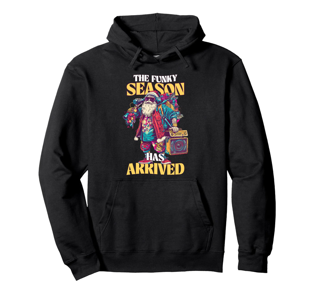 Funky Hip Hop Santa Claus Funny Funk Hoodie - Streetwear Style for Adults - T-Shirt, Sweatshirt, Hoodie
