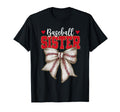 Baseball Sister Bow Leopard Baseball T-Shirt - Streetwear Style Unisex - T-Shirt, Sweatshirt, Hoodie