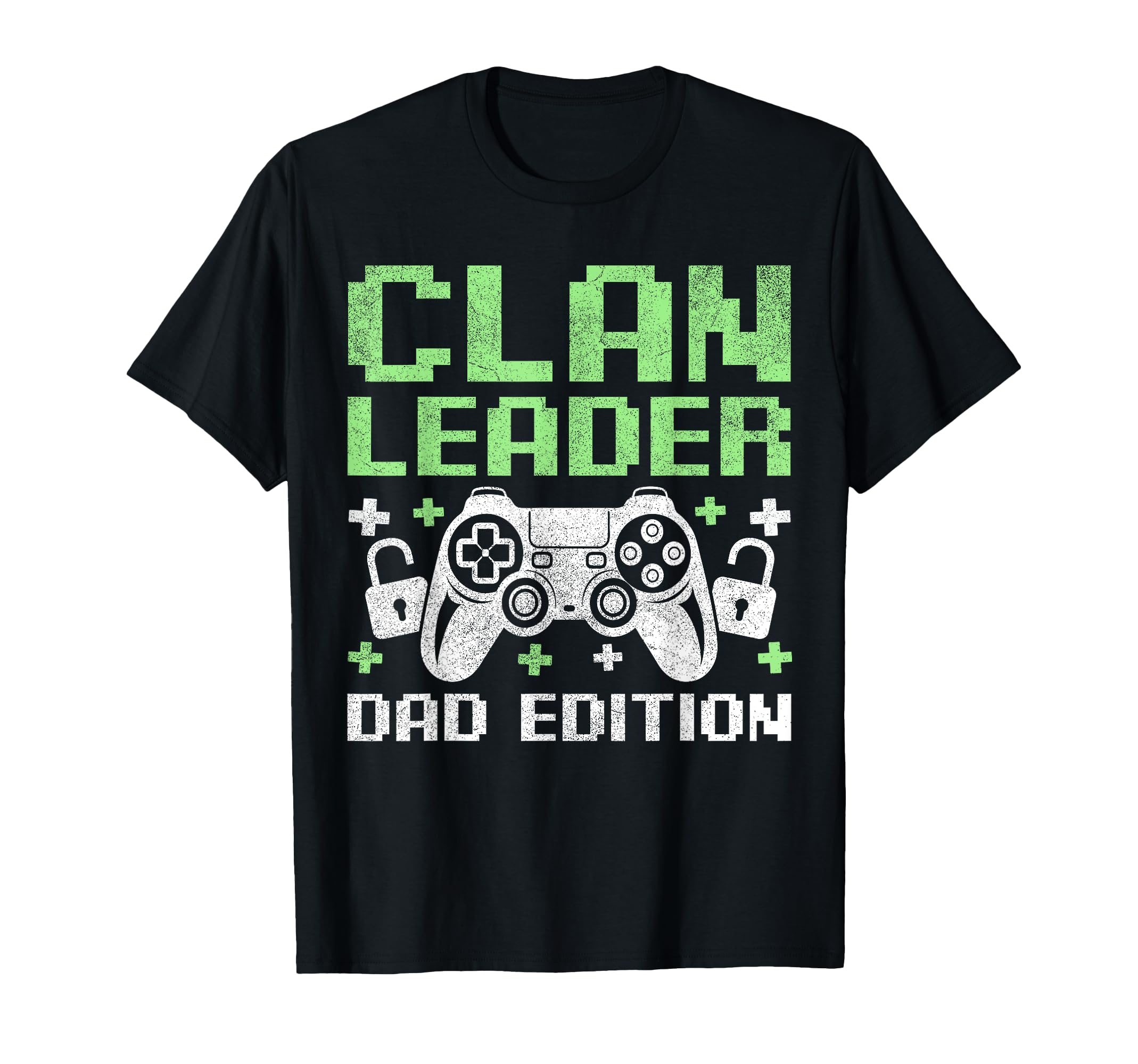 Gamer Dad Fathers Day Clan Leader T-Shirt - Fun Novelty Design Men Women - T-Shirt, Sweatshirt, Hoodie