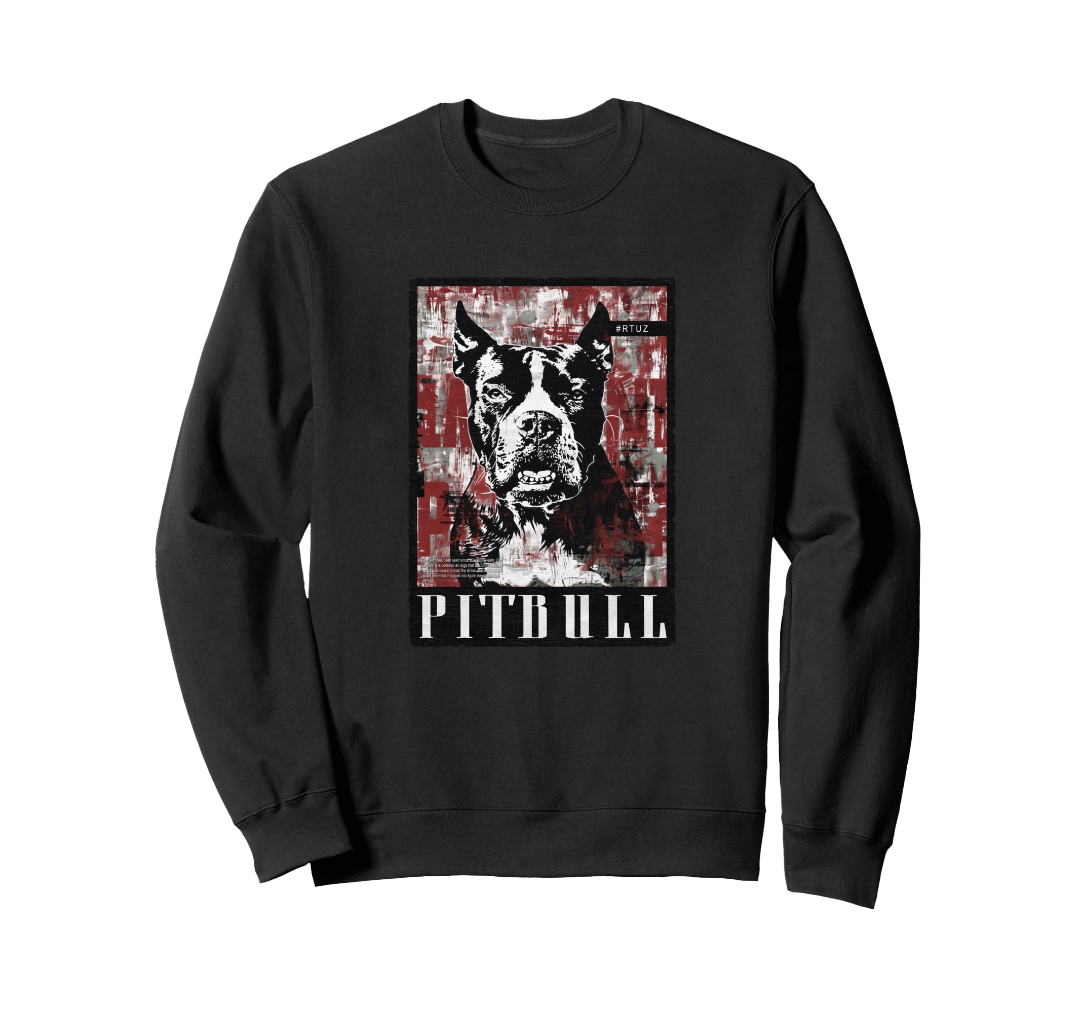 Y2K Streetwear Dog Pit Bull Sweatshirt - Graphic Print Men Women - T-Shirt, Sweatshirt, Hoodie