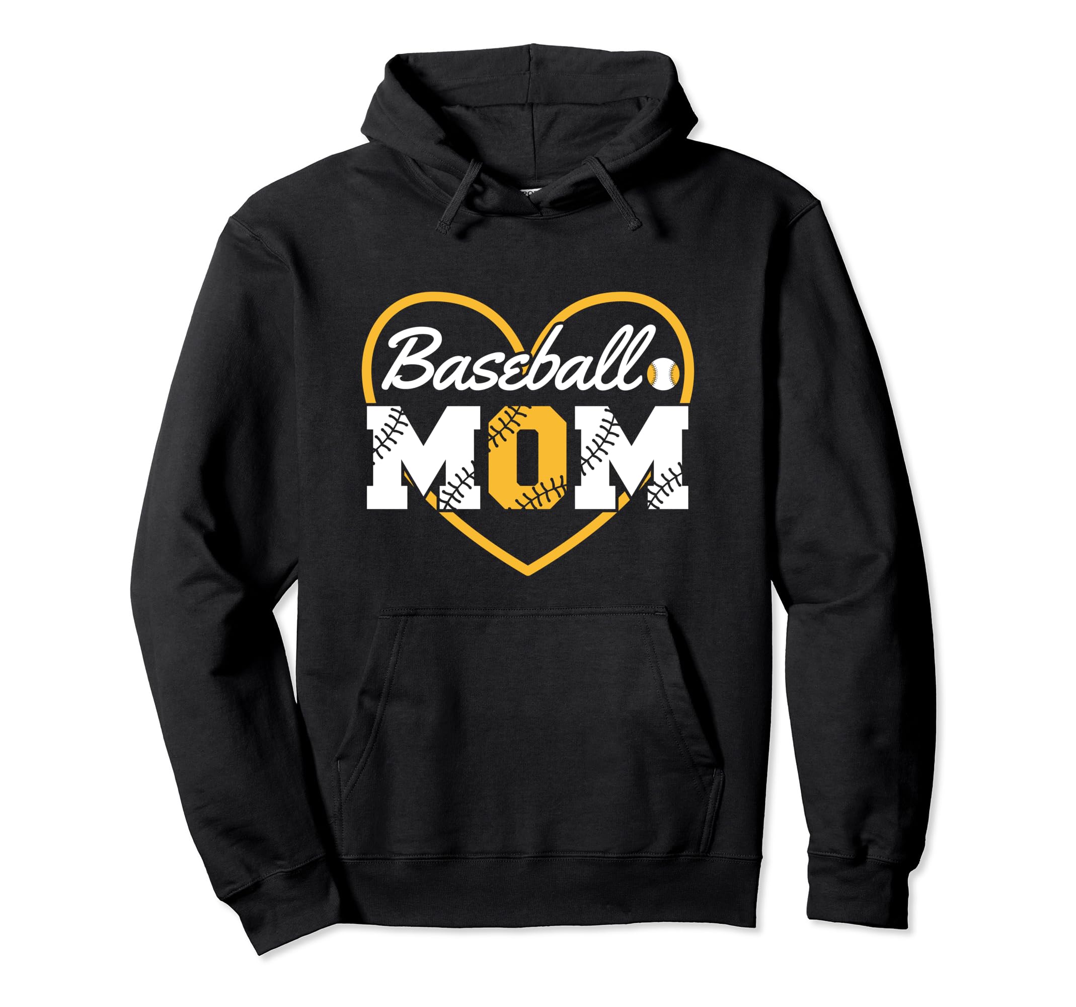 Baseball Mom Mothers Baseball Game Hoodie - Novelty Apparel for Adults - T-Shirt, Sweatshirt, Hoodie