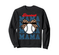 Baseball Mama Coquette Bow Game Sweatshirt - Casual Everyday Wear Unisex - T-Shirt, Sweatshirt, Hoodie