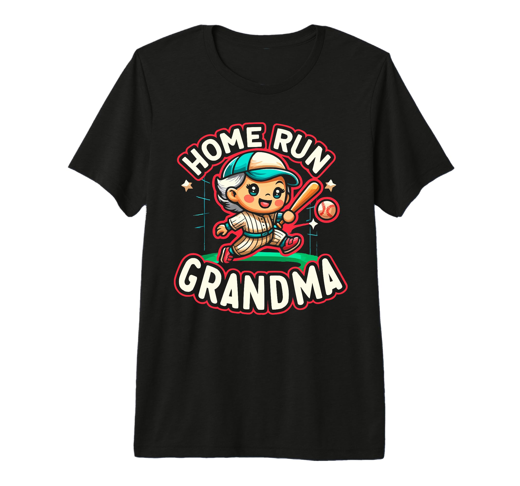 Baseball Grandma Grandmother Granny T-Shirt - Minimalist Print Unisex - T-Shirt, Sweatshirt, Hoodie