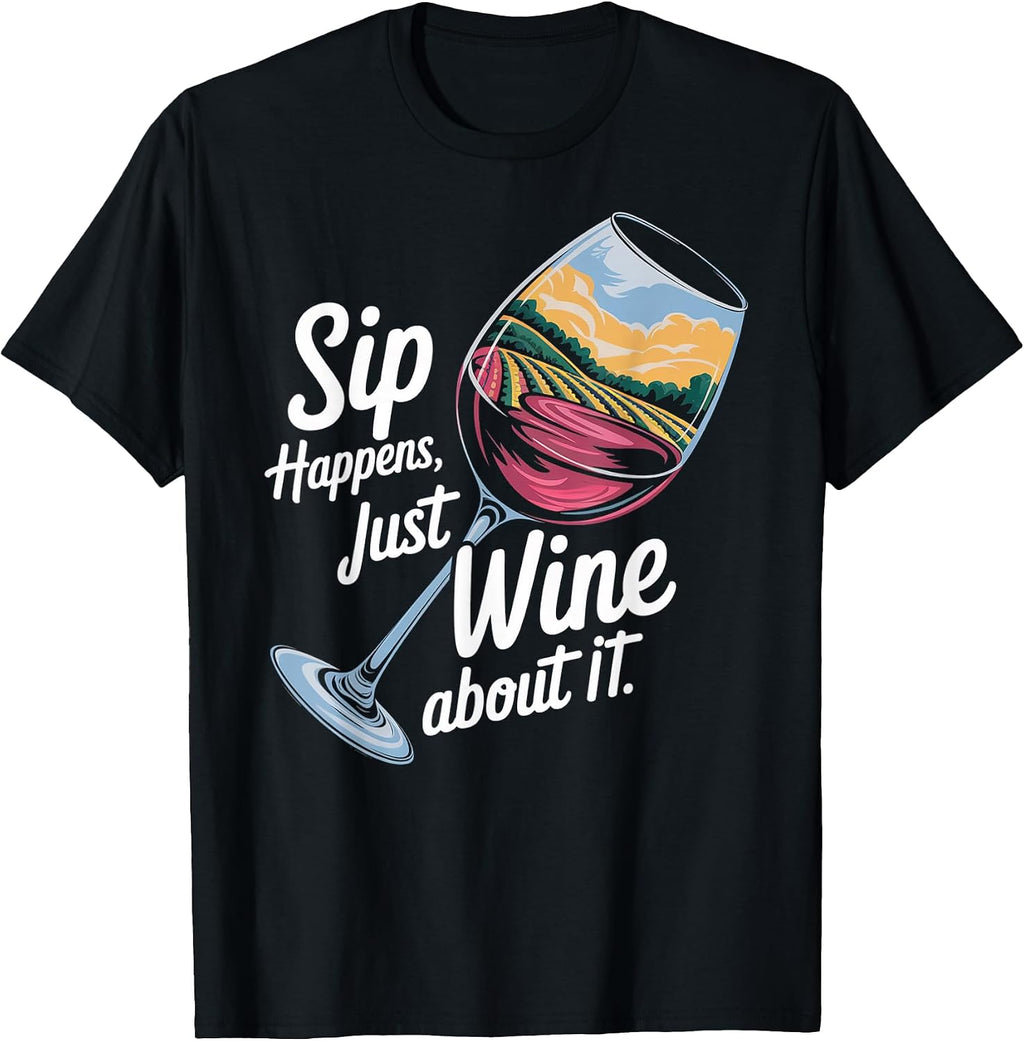 Red Wine Pun - Adult & Kids T-Shirts, Sweatshirts & Hoodies apparel design preview 1