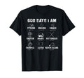 God Say I Am Baseball Christian T-Shirt - Fun Novelty Design for Adults - T-Shirt, Sweatshirt, Hoodie