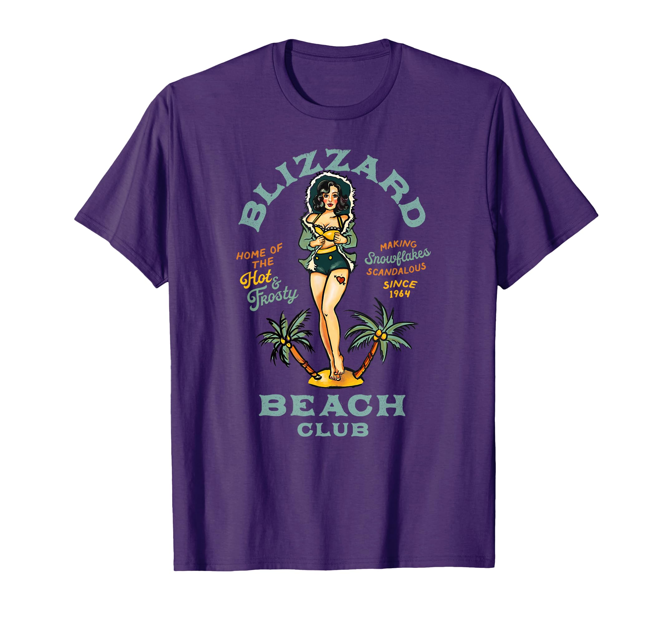 Pin Up Beach Bar Sailor Jerry Tattoo T-Shirt - Unique Graphic for Adults - T-Shirt, Sweatshirt, Hoodie
