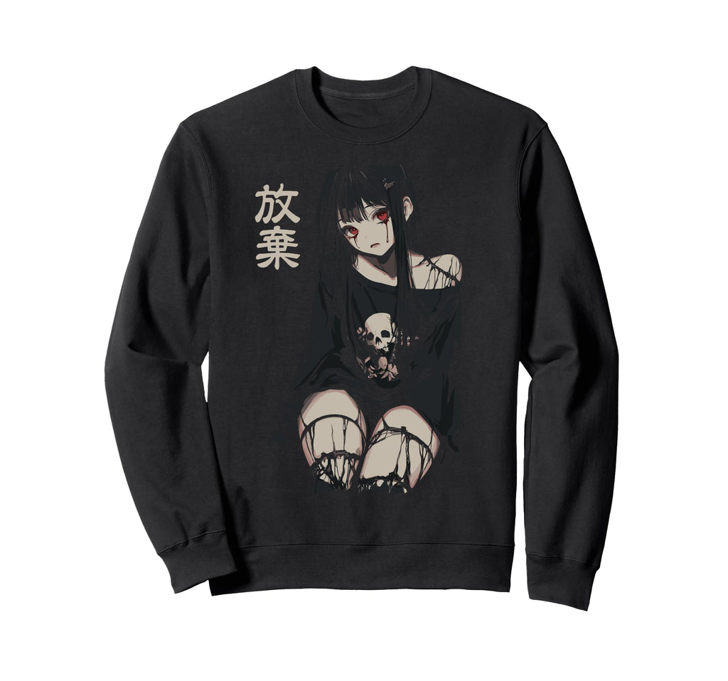 Anime Horror Aesthetic Soft Grunge Sweatshirt - Novelty Apparel Unisex - T-Shirt, Sweatshirt, Hoodie