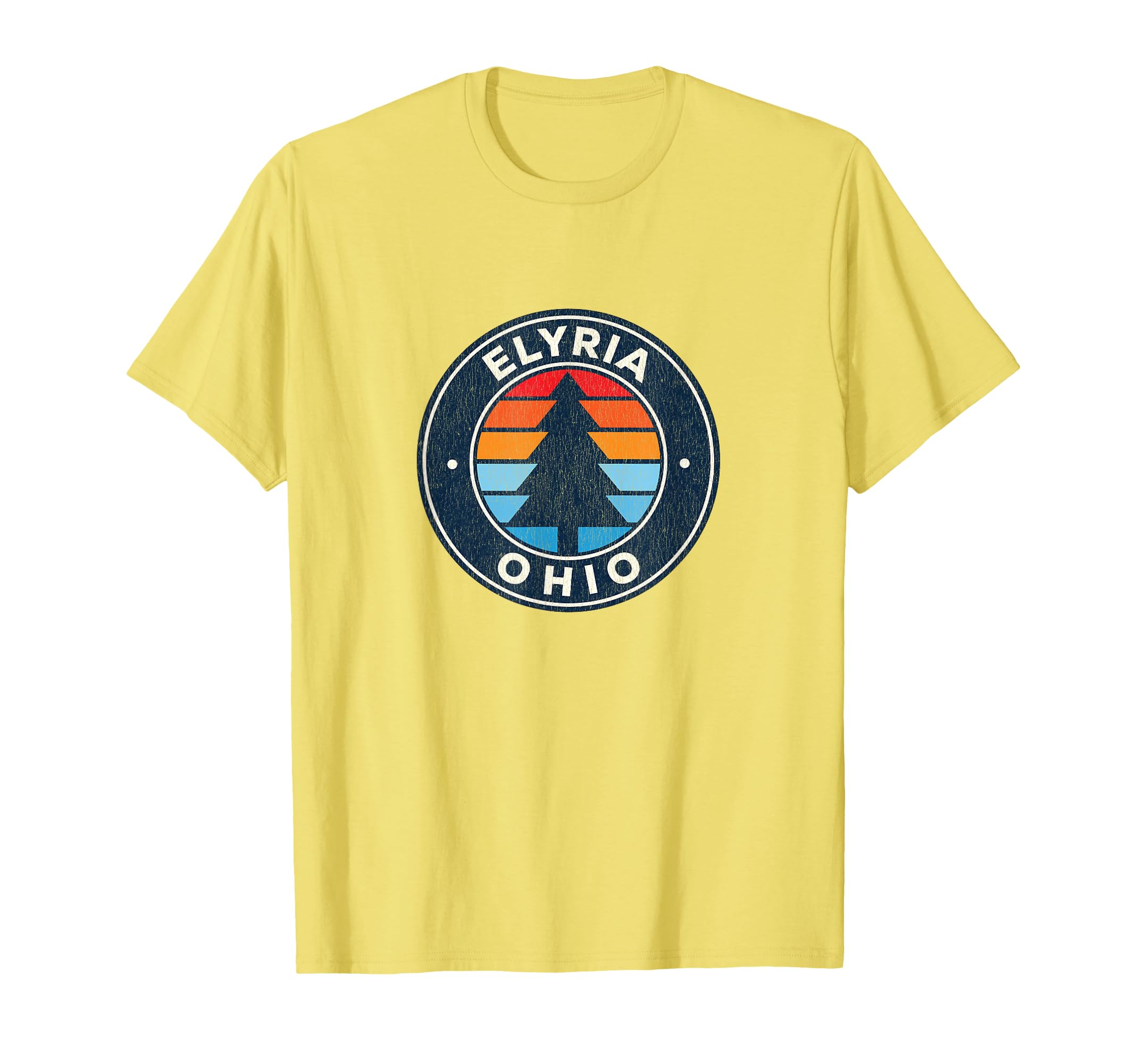 Elyria Ohio Oh 70S T-Shirt - Minimalist Print Unisex - T-Shirt, Sweatshirt, Hoodie